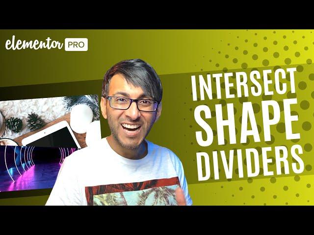 Intersecting Shape Dividers - Merging - Simple Code - Elementor Wordpress Tutorial