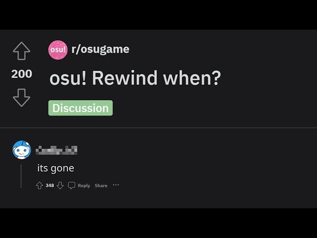 osu! Rewind when?