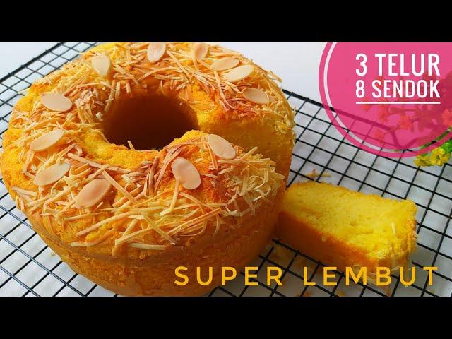 BOLU TAPE SUPER LEMBUT 3 TELUR TAKARAN SENDOK