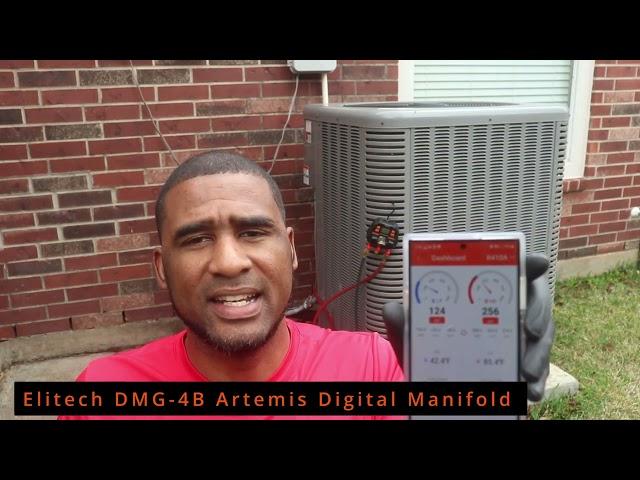 Renovation! Artemis Digital Manifold DMG 4B by Elitech HVAC Tools