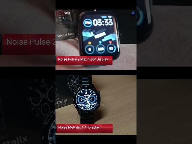 Noise Mettalix vs Noise Pulse 2 Max #youtubeshorts #shortvideo #callingsmartwatch #smartwatch