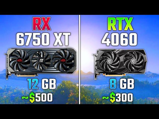 RX 6750 XT vs RTX 4060 | Test in 7 Games