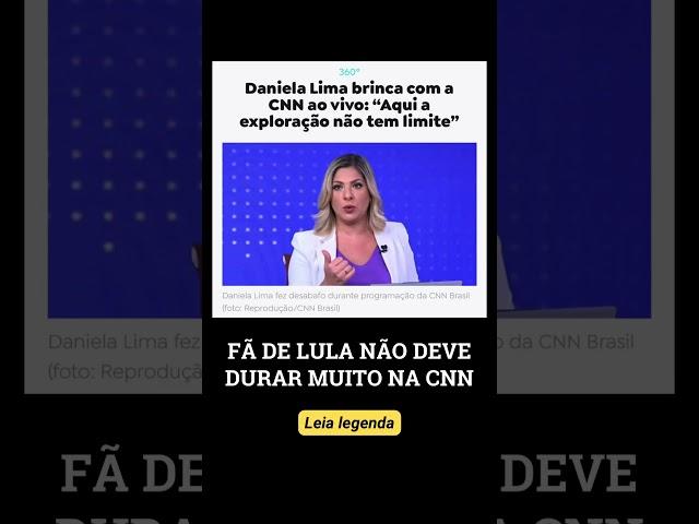 DANIELA LIMA: DIAS CONTADOS NA CNN? #imprensa #jornalismo #comunicação #danielalima #cnn #globonews