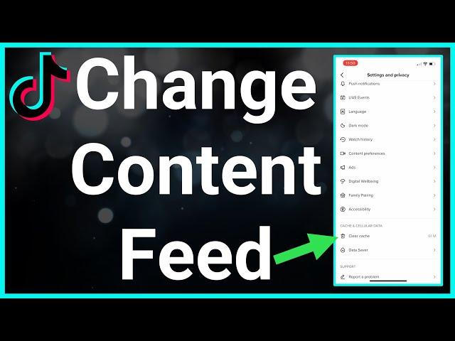 How To Change Content On TikTok Feed