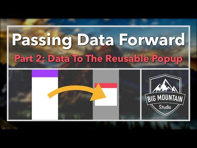 Passing Data to Your Popup View Controller - Part 2 (iOS, Xcode 9, Swift 4)