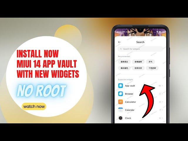 Crazy MIUI 14 App Vault with New Widgets  | Redmi 9 Power / Note 10/11 Series & Any Xiaomi Device