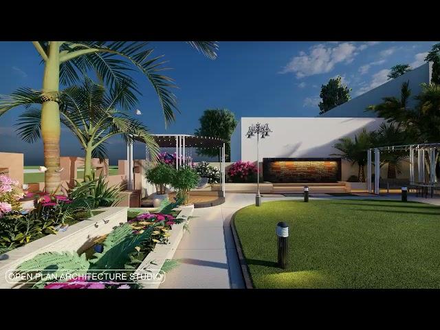  Stunning 3D Walkthrough of a Luxury Landscape Garden | Modern Residential Design