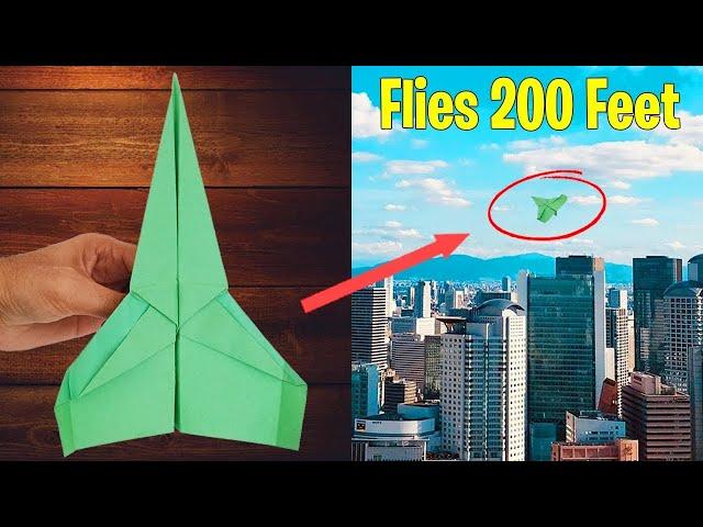 Origami Paper Craft Plane - How to Make Paper Jet Plane Easy