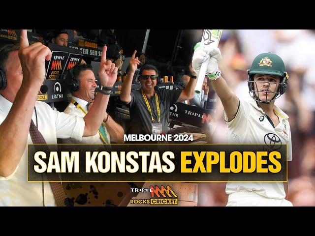 Every Incredible Moment From Sam Konstas' Unforgettable Boxing Day Debut | Triple M Cricket