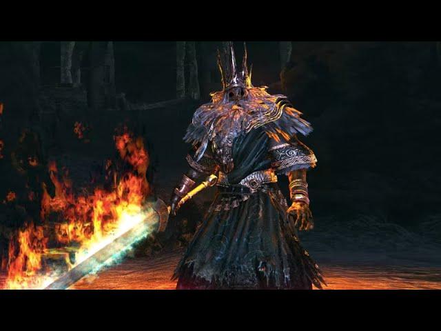 Elite Knight Vs Gwyn, Lord of Cinder + The Dark Lord Ending (No Hits Taken) - DARK SOULS: REMASTERED