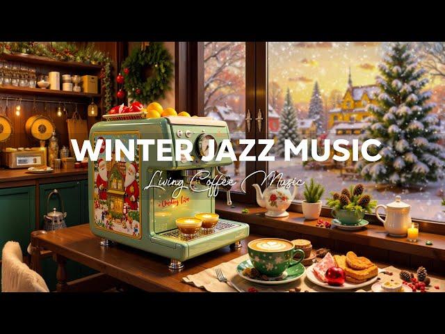 Winter Jazz Living & Coffee - November Jazz Playlist in Morning & Bossa Nova for Cafe, Relax, Study