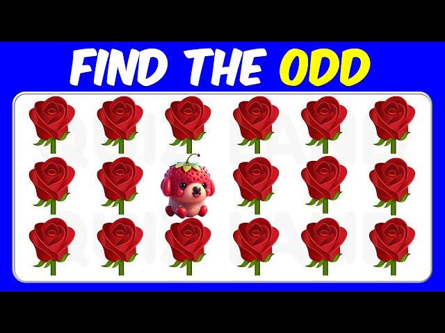 【Easy, Medium, Hard Levels】Can you Find the Odd Emoji out & Letters and numbers in 15 seconds? #10