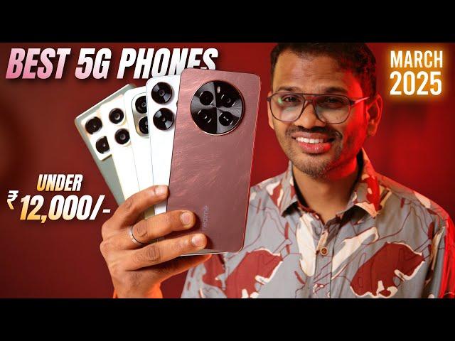 TOP 5 Best 5G Phone Under 12000 in MARCH 2025 l Best Mobile Under 12000