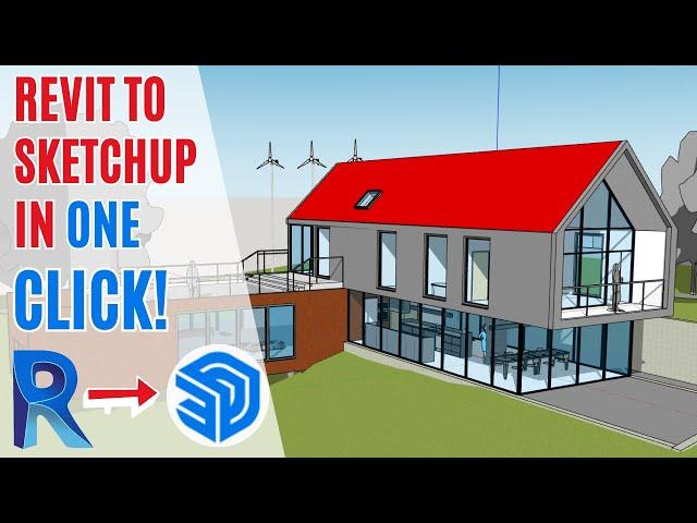 Revit to SketchUp Export with Materials (easy)