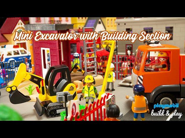 Playmobil City Action Construction Site  Baustelle  Chantier ️ Cantiere  70443 build & play