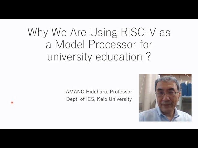 RISC-V Vietnam 2020: 1010 Why Are We Using RISC-V as a Model Processor for University Education?