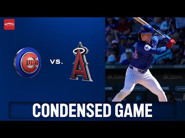 Condensed game highlights: Cubs stay undefeated in Cactus League play with 4-4 tie vs. Angels