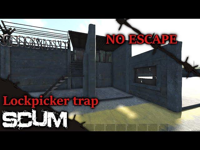 Nasty lockpicker trap - push them into the abyss - SCUM 0.9