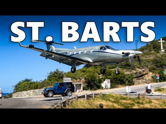 INSANE Plane Spotting in ST. BARTS! Gustaf III Airport (SBH/TFFJ) (4K)