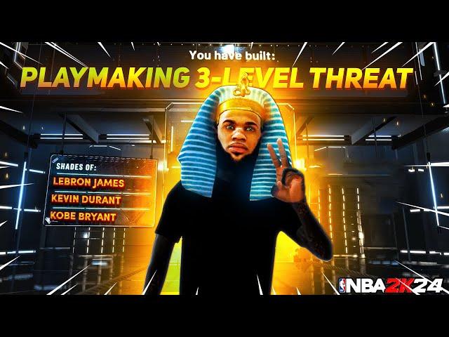 *NEW* 6'5 PLAYMAKING 3-LEVEL THREAT is OVERPOWERED on NBA 2K24! BEST REBIRTH BUILD ON NBA 2K!