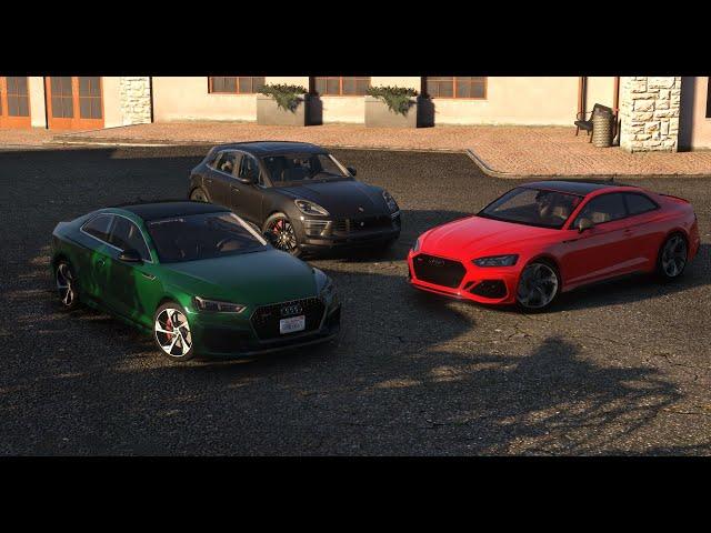 GTA 5: Audi RS4/5 (Audi EA839) Sound Mod