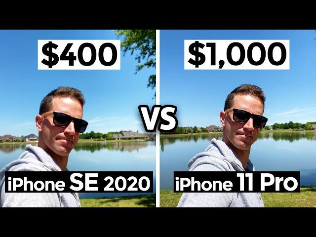 $400 iPhone SE 2020 vs $1000 iPhone 11 Pro: Camera Test Comparison!