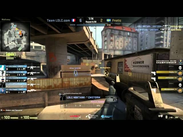 Dreamhack Highlight: LDLC VS Fnatic - double no-scope