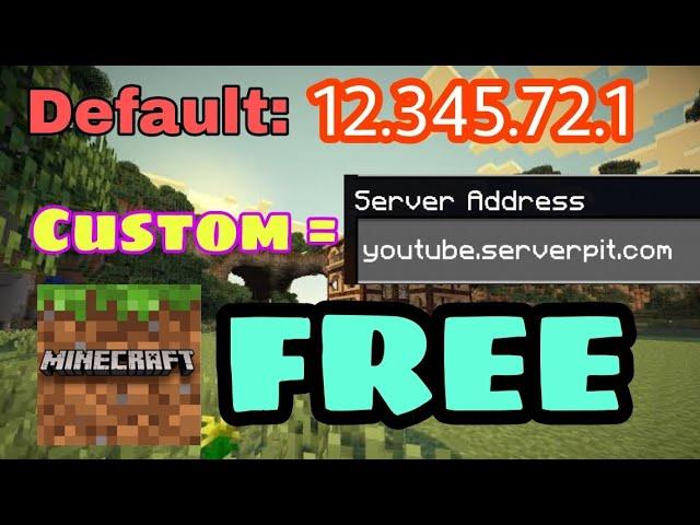 How to make a FREE Custom-IP for your Minecraft server