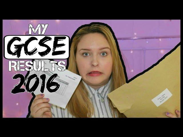 MY GCSE RESULTS 2016!