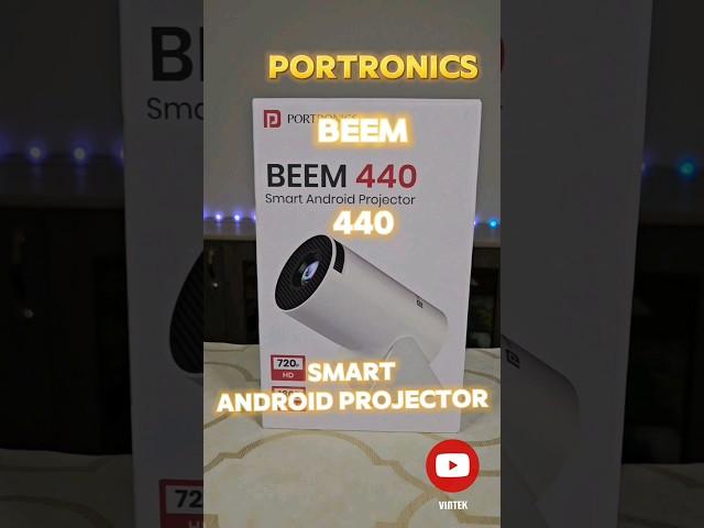 PORTRONICS BEEM 440  ANDROID PROJECTOR #portronic #unboxin #song #android#projector#tech#treding