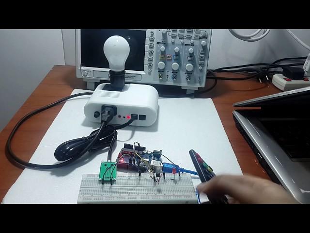 Arduino and IR remote Control AC Dimmer lamp