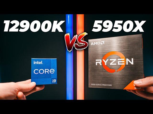 Intel i9 12900k VS Ryzen 9 5950x - The Battle for the THRONE! [Creator Edition]