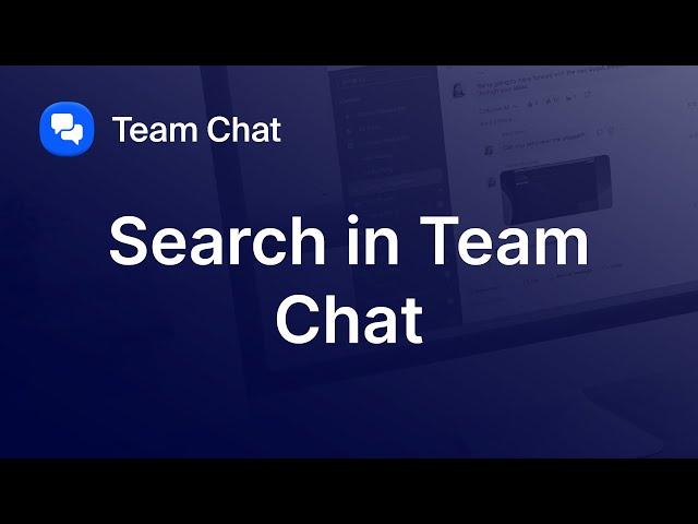 Search Within Zoom Team Chat