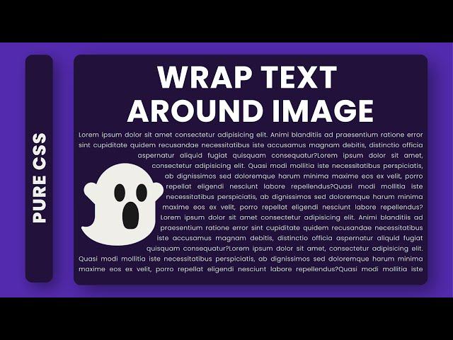 Wrap Text Around Image | CSS shape-outside()