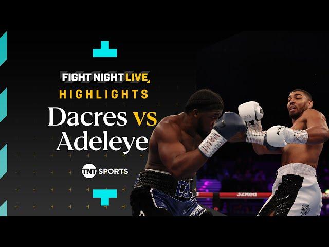 KNOCKOUT RETURN!  | Solomon Dacres vs. David Adeleye | Fight Night Highlights #Magnificent7