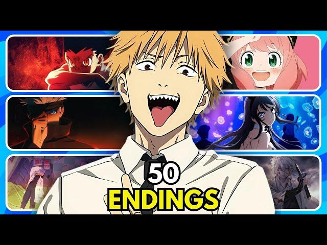 ANIME ENDING QUIZ - 50 Endings [VERY EASY - VERY HARD]