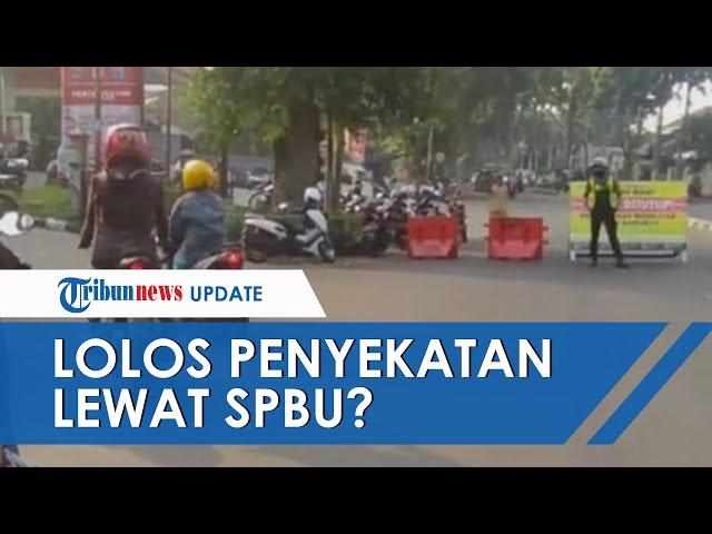 Viral Video Pengendara Lolos Penyekatan dengan Melewati SPBU, Kapolresta Bogor Beri Penjelasan