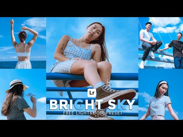 Lightroom Mobile Preset Free DNG | Bright Sky Lightroom Preset | lightroom presets