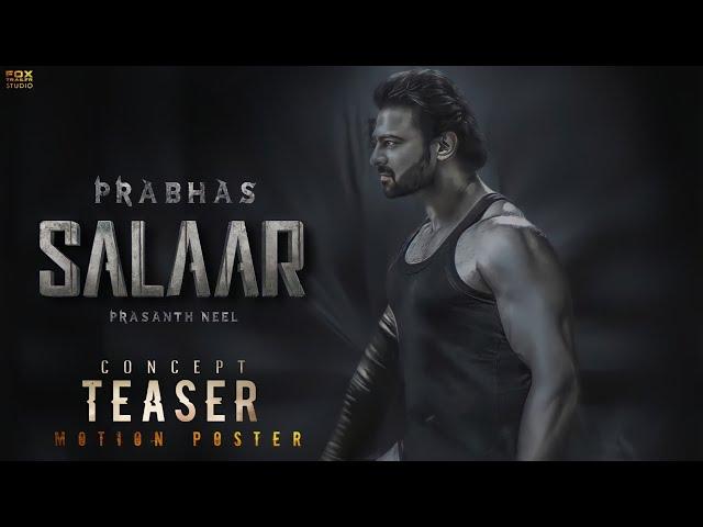 SALAAR - Teaser | Motion Poster | Prabhas | Fan Cut | Prasanth Neel | Fox Trailer Studio #Salaar