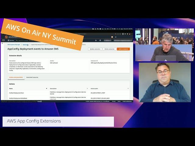 AWS Summit New York 2022: AWS On Air ft. AWS App Config Extensions | AWS Events