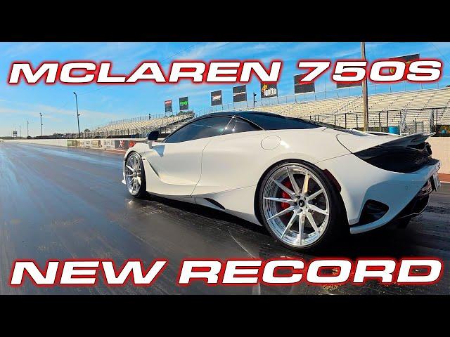 1,000 HP McLaren 750s 1/4 Mile Testing