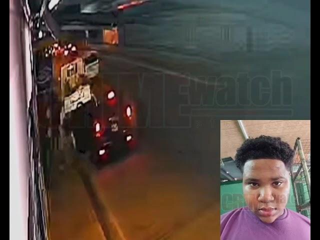 CCTV footage of the kidnapping of 14-year-old Zahir Samuel: