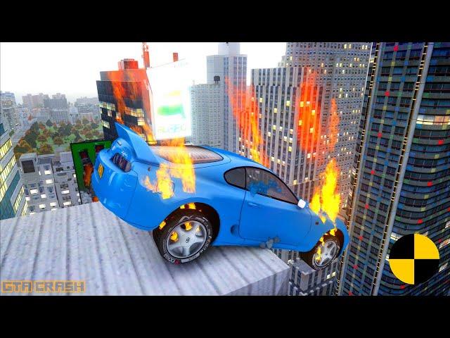 GTA 4 CRASH TESTING REAL CAR 489