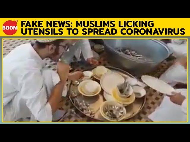 Fact Vs Fiction: Muslims Licking Utensils To Spread Covid-19 | Fact Check | Fake News Alert | BOOM