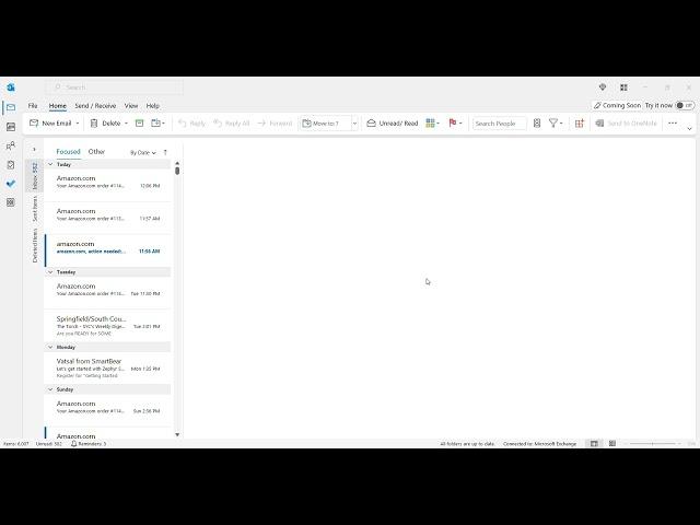 Move outlook navigation bar from side to bottom