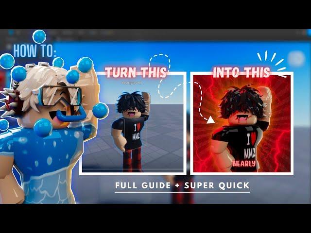 GFX profile picture tutorial on roblox! (full guide + super quick)