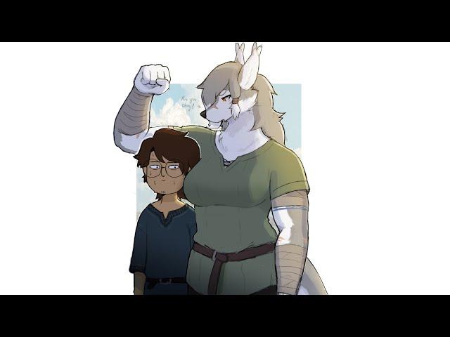 When You Have A Buffed Wolf Girl As A Friend | 00Niine comic dub