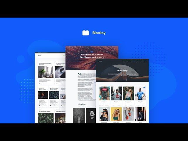 Blocksy - Free WordPress Theme Intro