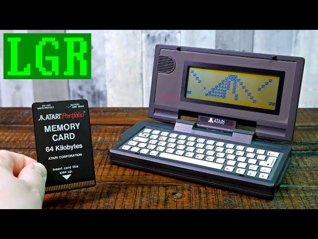 Atari Portfolio - The $400 Palmtop PC from 1989