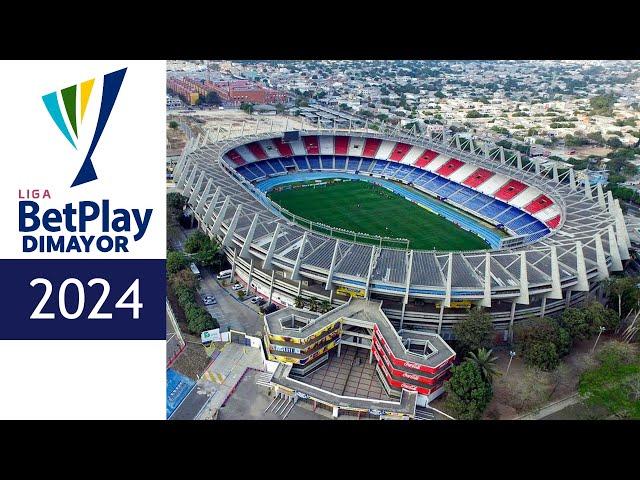 ESTADIOS DE LA LIGA BETPLAY DIMAYOR 2024 - COLOMBIA